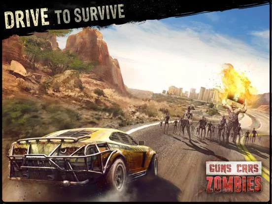 Изображение игры: Guns, Cars and Zombies!