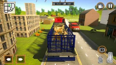 Изображение игры: Animal Delivery Truck Driver