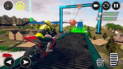 Изображение игры: Dirt Bike Stunt Race-r Game 3D