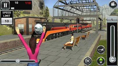 Изображение игры: Amtrak Train Driving Simulator