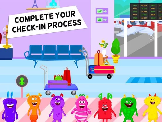 Изображение игры: My Monster Town: Airport Game