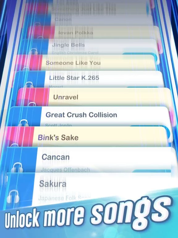 Изображение игры: Dream Piano Tiles 2018