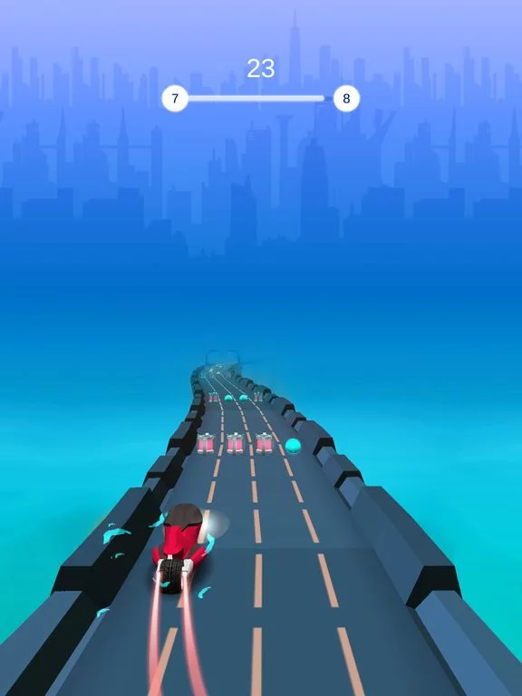 Изображение игры: Sunset Road Racing Game