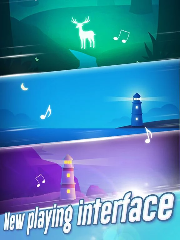 Изображение игры: Dream Piano Tiles 2018