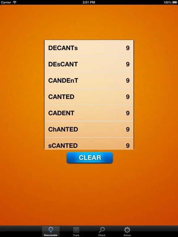 Изображение игры: Descrambler - Word game cheat