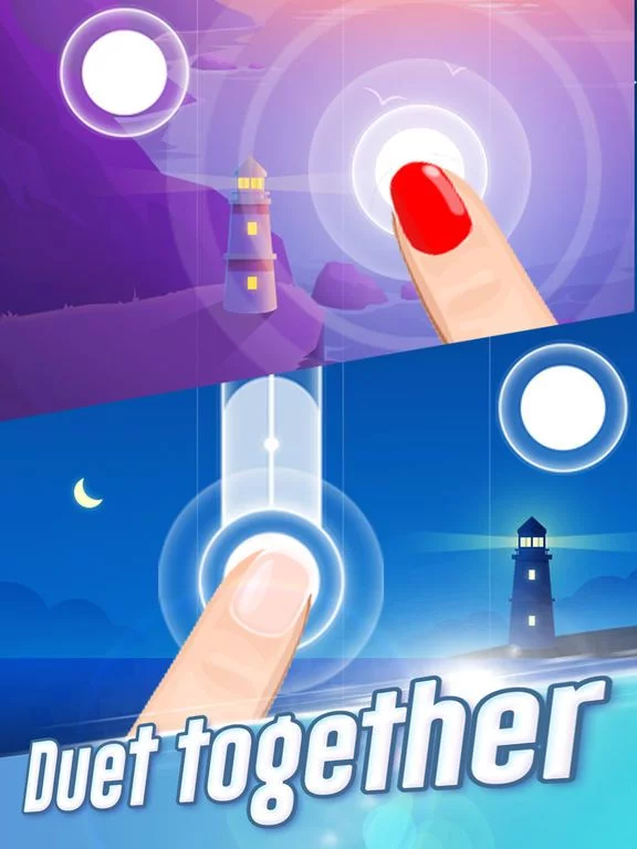 Изображение игры: Dream Piano Tiles 2018