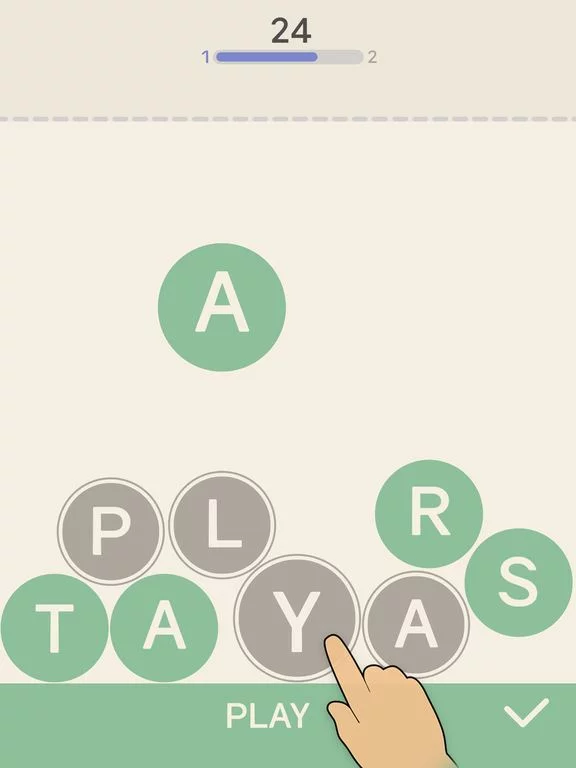 Изображение игры: Letter Drop Word Puzzle Game