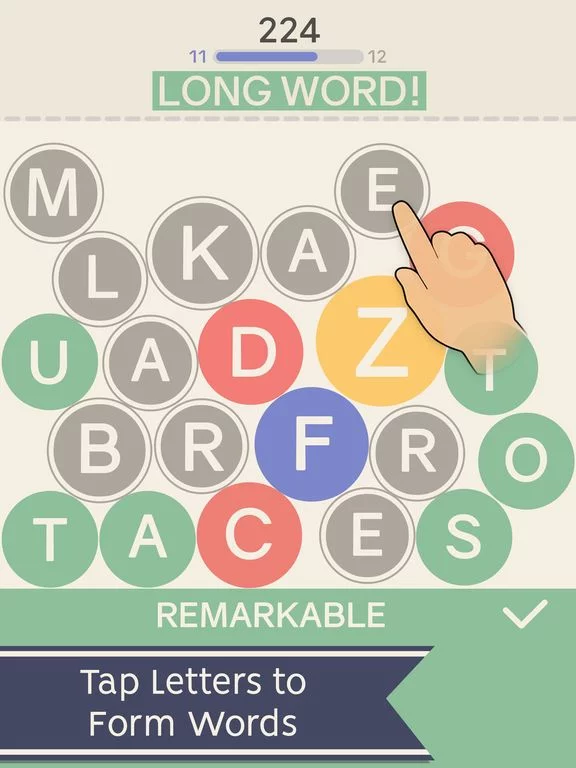 Изображение игры: Letter Drop Word Puzzle Game