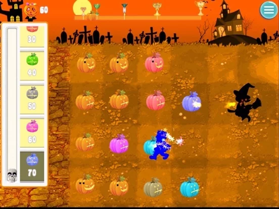 Изображение игры: Halloween Pumpkins heroes fighters, trick or treat