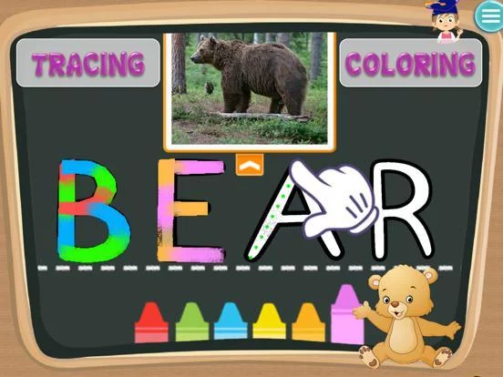 Изображение игры: Alphabet Abc's game for kids Tracing, Coloring