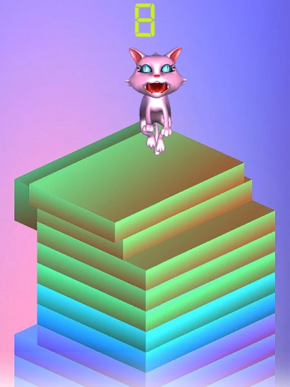 Изображение игры: The Stack Cat Jump