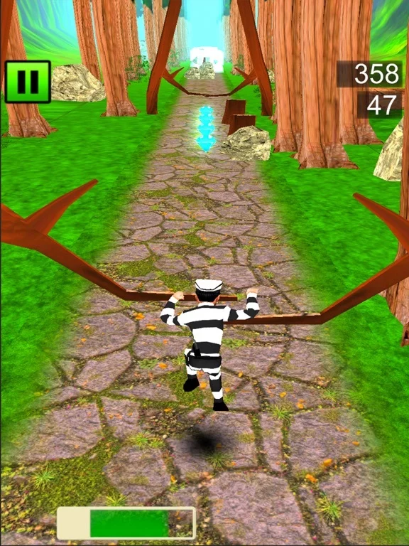 Изображение игры: Jungle Crazy Runner: Prisoner Survival 3D