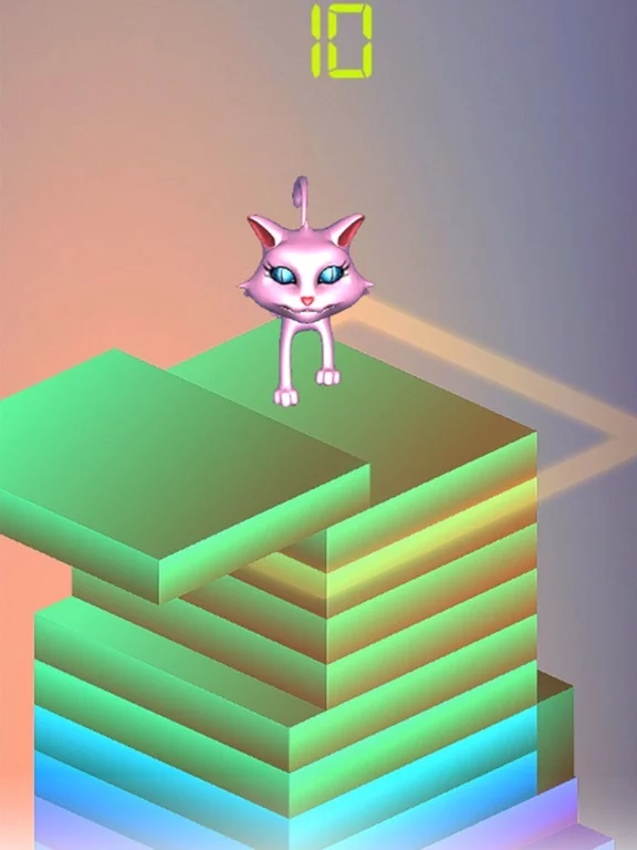 Изображение игры: The Stack Cat Jump