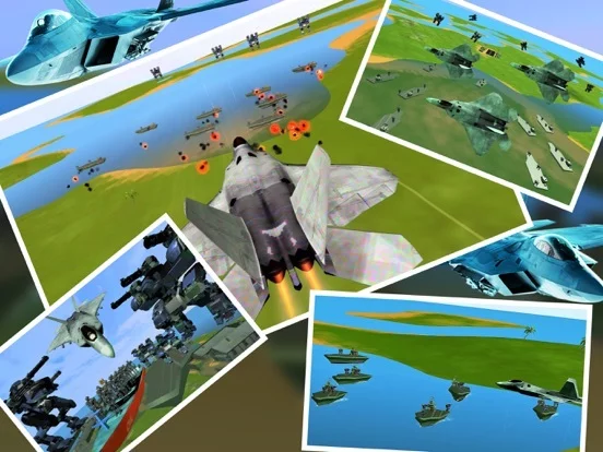 Изображение игры: AirFighter VS Mech Robot Batle