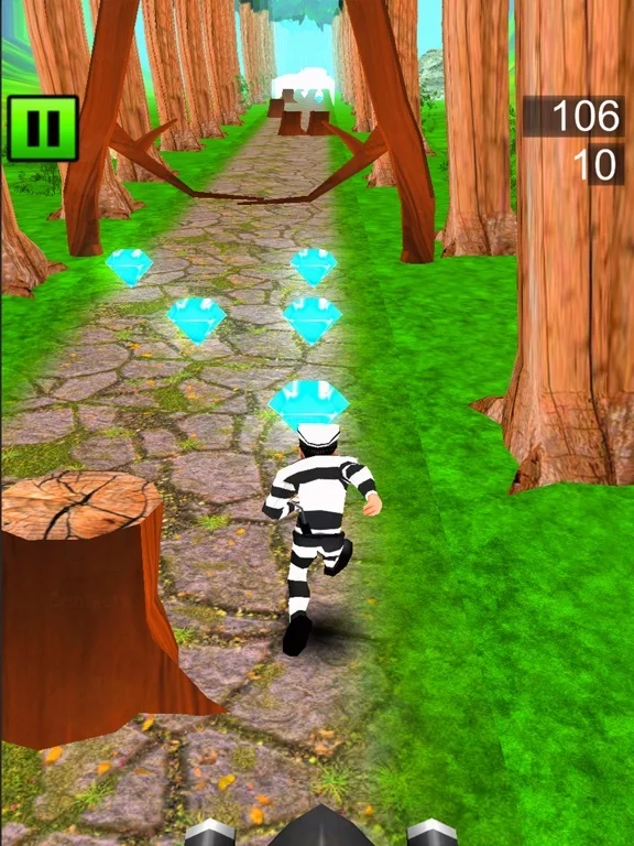 Изображение игры: Jungle Crazy Runner: Prisoner Survival 3D