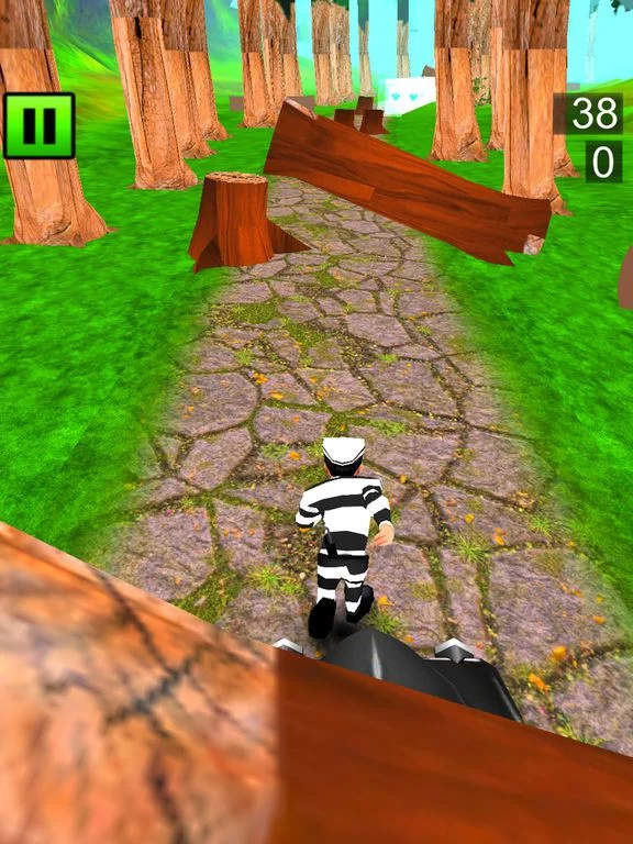 Изображение игры: Jungle Crazy Runner: Prisoner Survival 3D