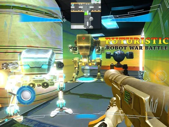 Изображение игры: Futuristic Robot War Battle