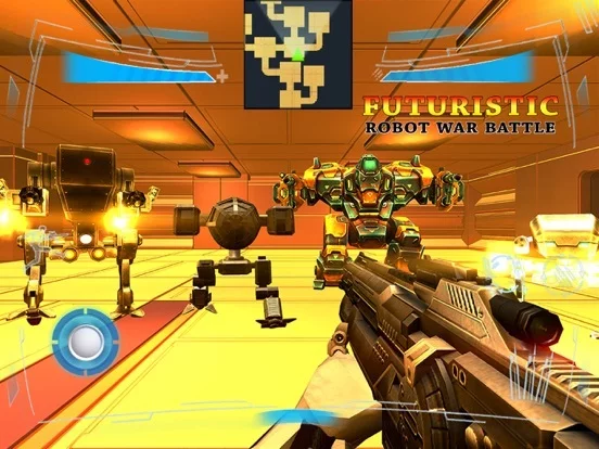 Изображение игры: Futuristic Robot War Battle