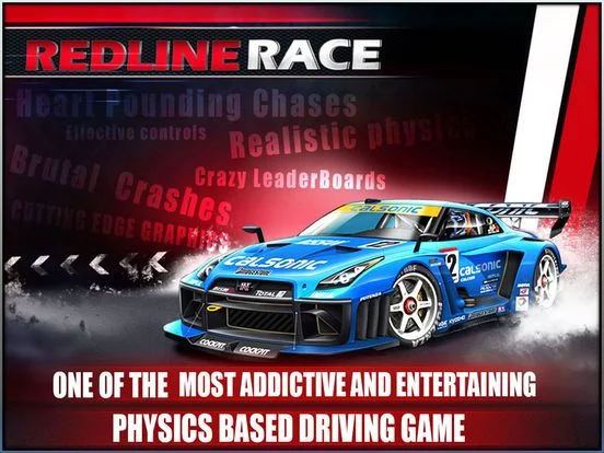 Изображение игры: Redline Race - Top 3D Car Stunt Racing Games