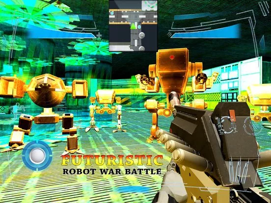 Изображение игры: Futuristic Robot War Battle