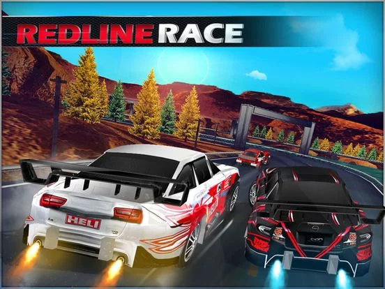 Изображение игры: Redline Race - Top 3D Car Stunt Racing Games