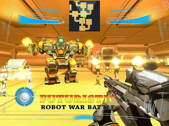 Изображение игры: Futuristic Robot War Battle