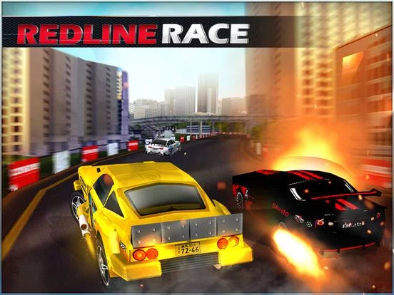 Изображение игры: Redline Race - Top 3D Car Stunt Racing Games