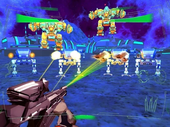 Изображение игры: Futuristic Mech Robots Battle