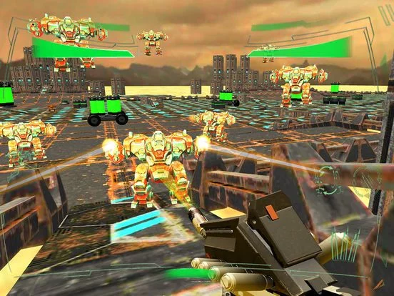 Изображение игры: Futuristic Mech Robots Battle