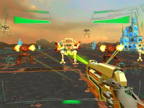 Изображение игры: Futuristic Mech Robots Battle