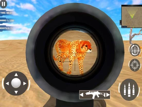 Изображение игры: Animal Hunter in Safari Desert