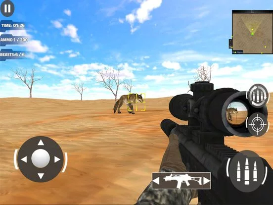 Изображение игры: Animal Hunter in Safari Desert