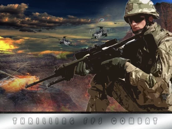Изображение игры: Military Sniper War - Army Attack to kill & Shoot the Enemies