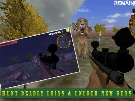 Изображение игры: Safari Animal Sniper Hunting: Shooter Survival