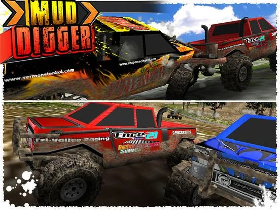 Изображение игры: Mud Digger: Simulator Racing