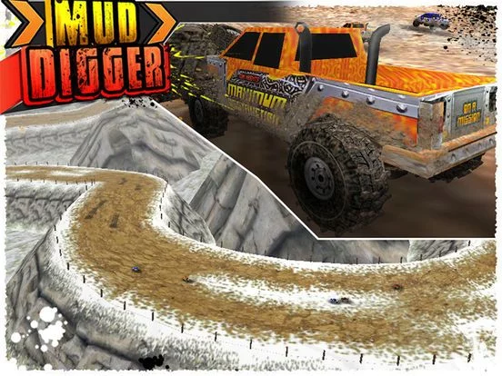 Изображение игры: Mud Digger: Simulator Racing