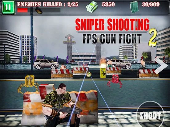 Изображение игры: Sniper Shooting: 3D Gun Fight