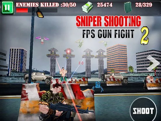 Изображение игры: Sniper Shooting: 3D Gun Fight