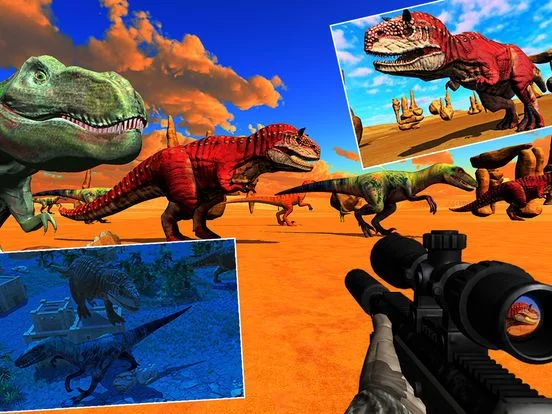Изображение игры: Desert Dinosaur Shooter 2018