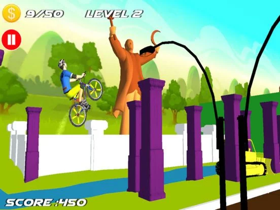 Изображение игры: BMX Stunt Rider: Bike Race