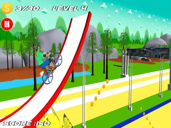 Изображение игры: BMX Stunt Rider: Bike Race
