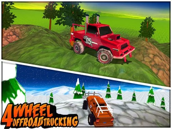 Изображение игры: 4 Wheel OffRoad Monster Truck