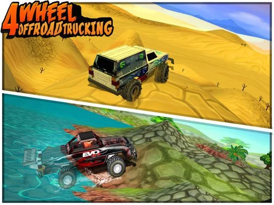 Изображение игры: 4 Wheel OffRoad Monster Truck