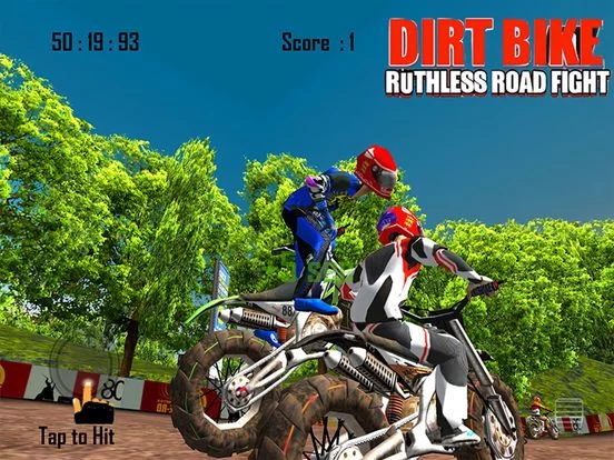 Изображение игры: Dirt Bike Road Fight Racing