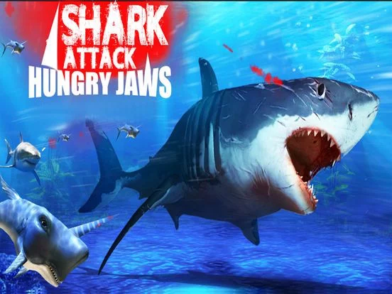 Изображение игры: Shark Fish Attack Hungry Jaws