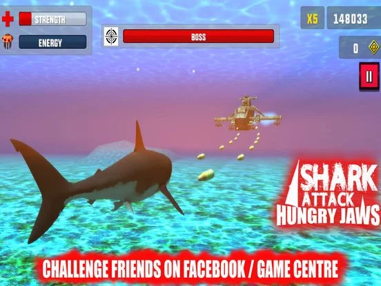Изображение игры: Shark Fish Attack Hungry Jaws