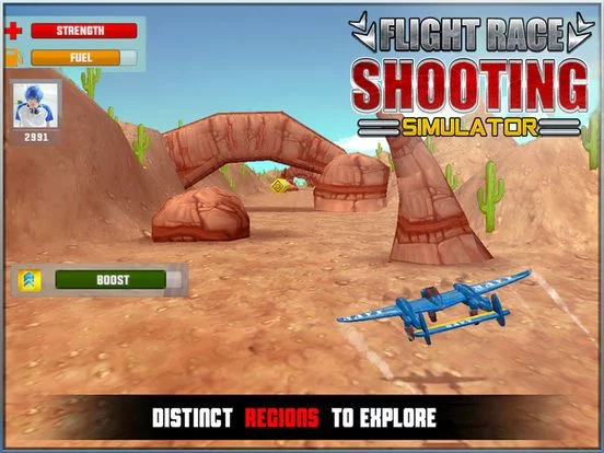 Изображение игры: Flight Race Shooting Simulator