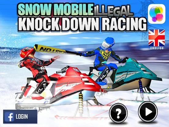 Изображение игры: SnowMobile Illegal Bike Racing