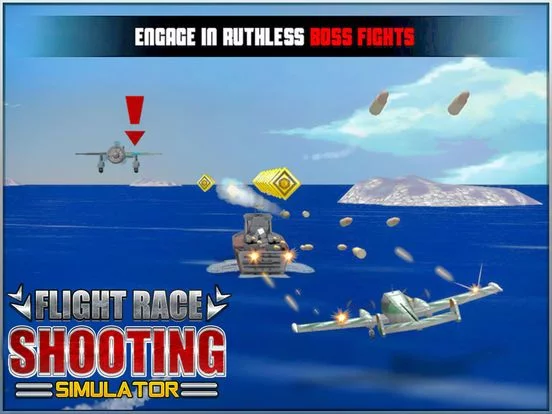 Изображение игры: Flight Race Shooting Simulator