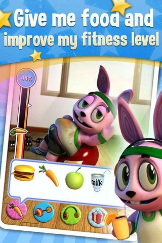 Изображение игры: Talking Funny Bunny